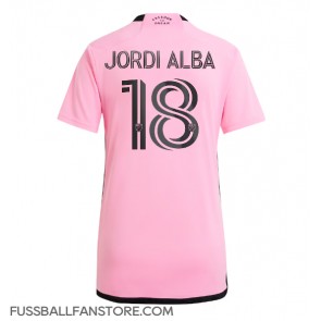 Inter Miami Jordi Alba #18 Replik Heimtrikot Damen 2024-25 Kurzarm